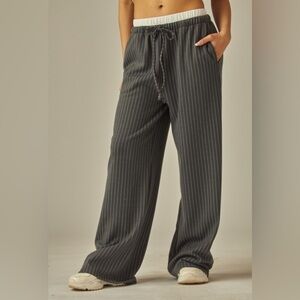 Women's Gray Wide Leg Pants